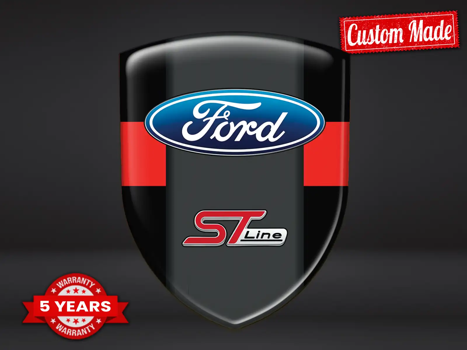 Ford Harzaufkleber Custom Design Edle Dome Labels